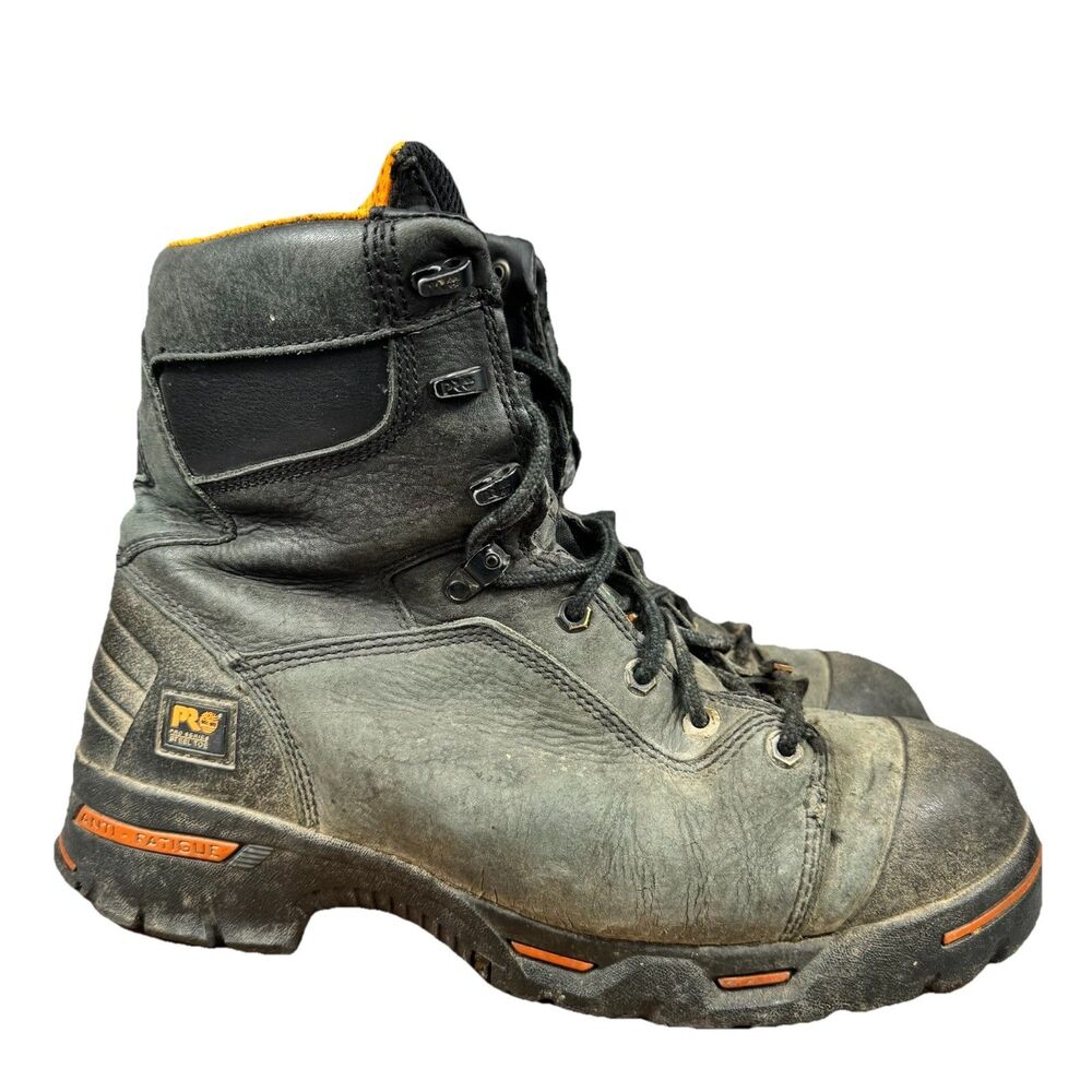 Timberland Pro Endurance Boots Men's 12 M Steel Toe Leather Work - Picture 11 of 11